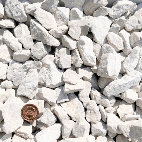 石灰砂利（ホワイトグレイ）