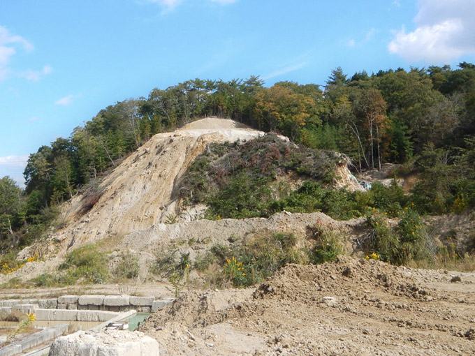 獺越採石場 真砂土採取場