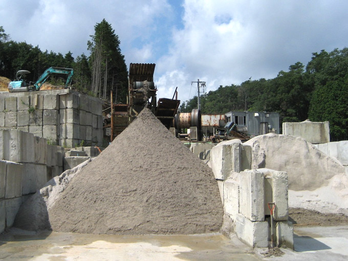 山砂製造プラント