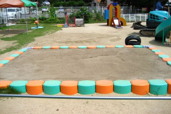 下松市内S幼稚園砂遊び場